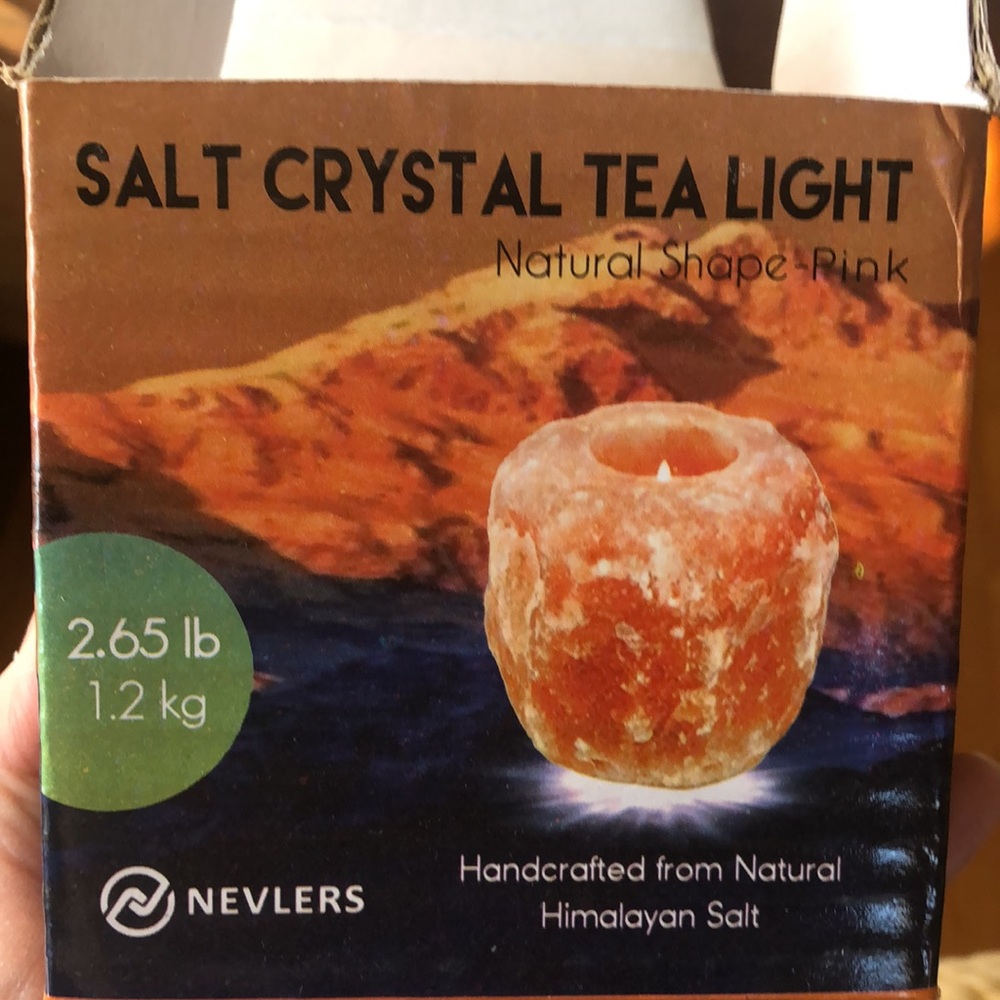 Salt Crystal Tea Light